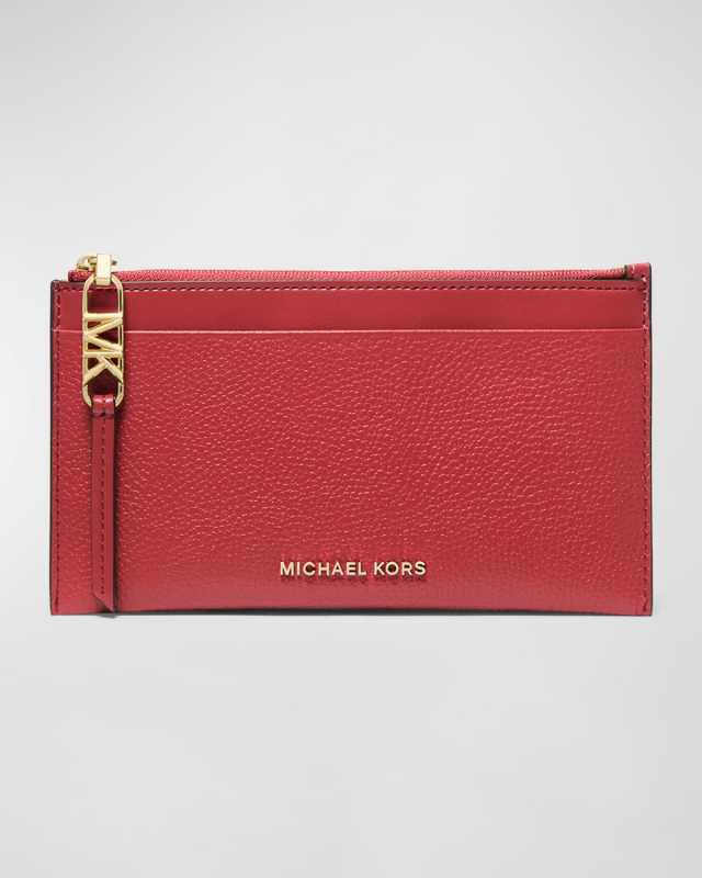 Large Zip Leather Card Holder